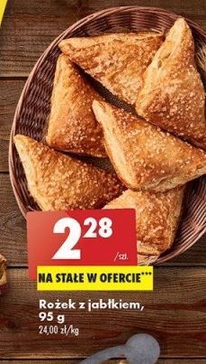 Biedronka Rożek z jabłkiem oferta