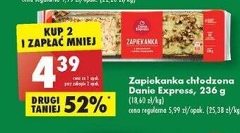 Biedronka Zapiekanka z pieczarkami i smażonym serem mozzarella danie express oferta