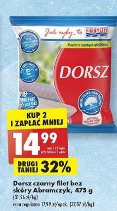 Biedronka Dorsz czarny filet abramczyk oferta