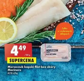 Biedronka Morszczuk kapski filet ze skórą marinero oferta