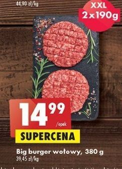 Biedronka Big burger łuków oferta