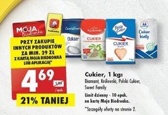 Biedronka Cukier królewski oferta
