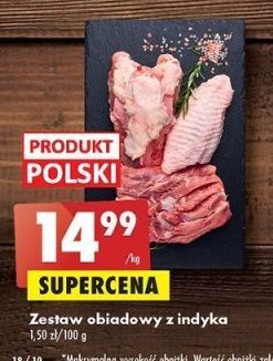 Biedronka Zestaw obiadowy z indyka oferta