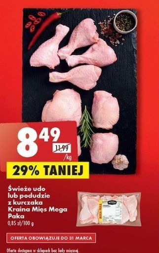 Biedronka Udo świeże z kurczaka kraina mięs oferta