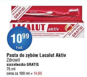 E.Leclerc Pasta do zębów lacalut aktiv oferta