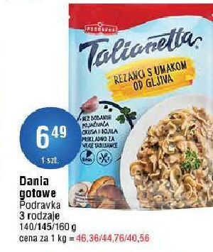 E.Leclerc Łazanki w sosie grzybowym podravka talianetta oferta