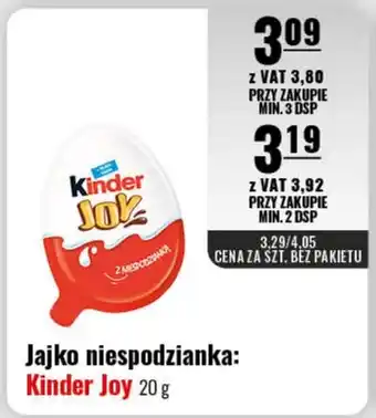 Eurocash Kinder jajko niespodzianka Joy 20g oferta