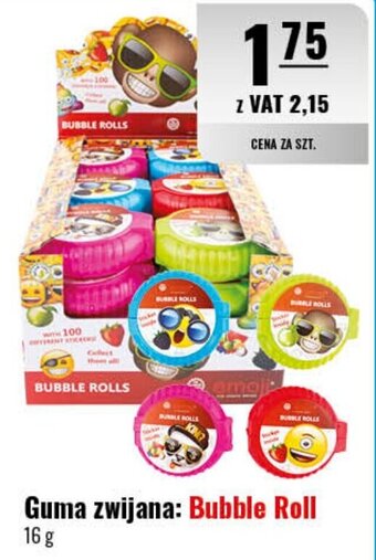 Eurocash Guma zwijana bubble roll 16g oferta