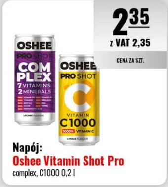 Eurocash Oshee napój vitamin shot pro 0,2l oferta