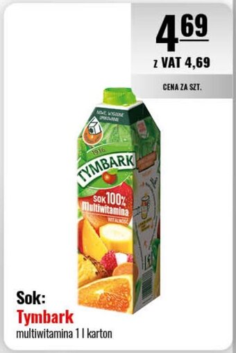Eurocash Tymbark sok 1l oferta