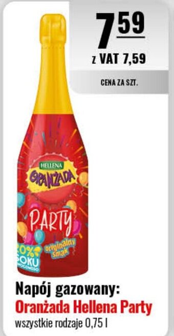 Hellena napój gazowany oranżada party 0,75l