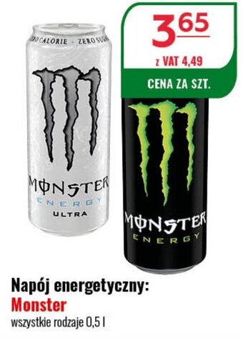Eurocash Monster napój energetyczny 0,5l oferta