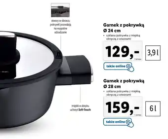 Lidl Garnek z pokrywą 24 cm oferta