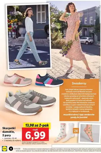 Lidl Skarpetki damskie rozm. 35-42 esmara oferta