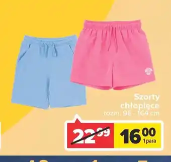 Carrefour Szorty chłopięce rozm. 98-164 1 SZT oferta