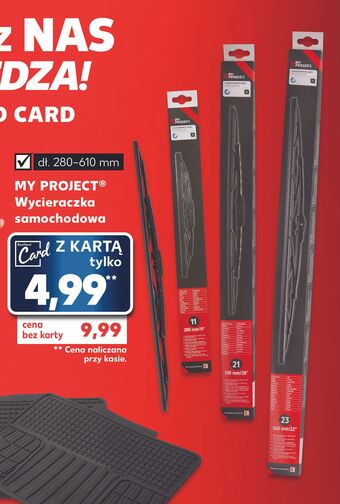 Kaufland Wycieraczka samochodowa myproject oferta