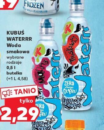 Kaufland Woda truskawkowa kubuś waterrr oferta