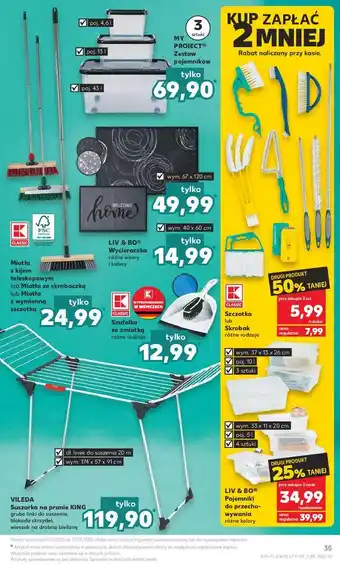 Kaufland Miotła z kijem 120 cm k-classic oferta