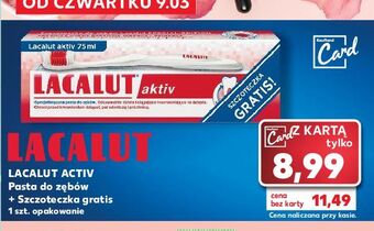 Kaufland Pasta do zębów lacalut aktiv oferta
