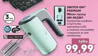 Kaufland Mikser ręczny hm-pa2201 switch on oferta