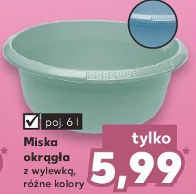 Kaufland Miska okrągła 6 l oferta