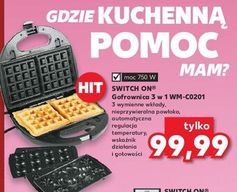 Kaufland Gofrownica wm-c0201 switch on oferta