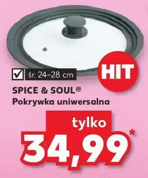 Kaufland Pokrywka silikonowa uniwersalna 24/26/28 cm spice&soul oferta