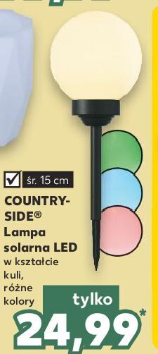 Kaufland Lampa solarna led k-classic countryside oferta