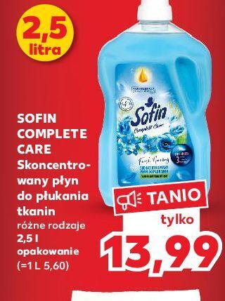 Kaufland Płyn do płukania fresh morning sofin complete care oferta