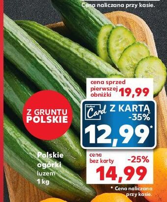 Kaufland Ogórki polskie oferta