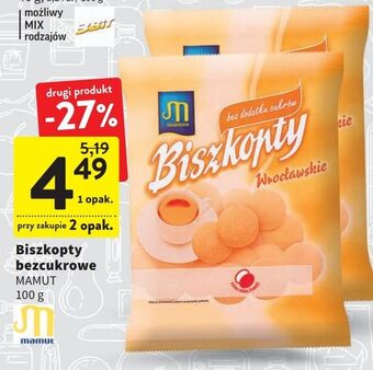Intermarche Biszkopty wrocławskie bezcukrowe mamut oferta