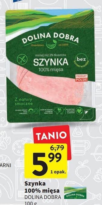 Intermarche Szynka 100% mięsa dolina dobra oferta
