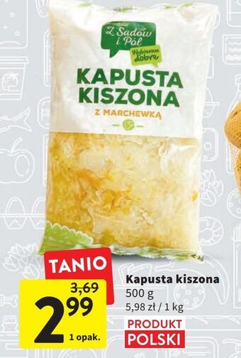 Intermarche Kapusta kiszona z marchewką z sadów i pól oferta