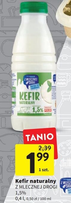 Intermarche Kefir naturalny z mlecznej drogi oferta