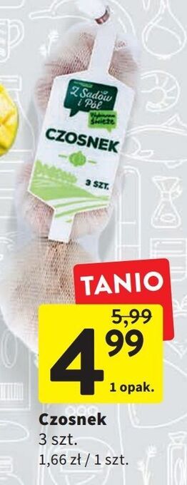 Intermarche Czosnek z sadów i pól oferta