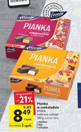 Intermarche Mleczko o smaku cappuccino ivoria oferta