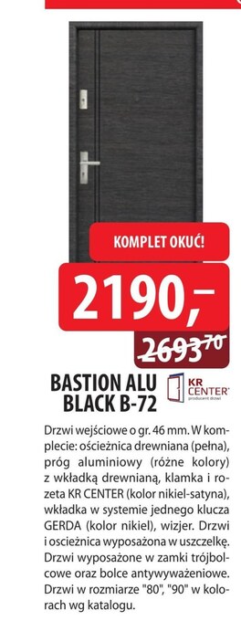 DDD Drzwi wejściowe kr center oferta