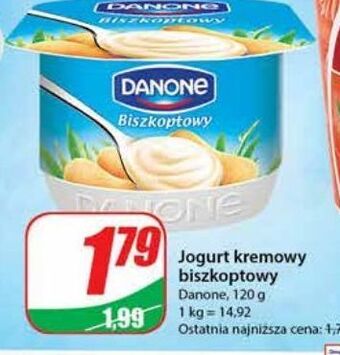 Dino Jogurt biszkoptowy danone kremowy oferta