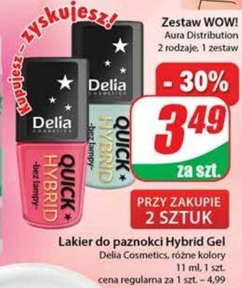 Dino Lakier do paznokci delia quick hybrid oferta