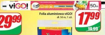 Dino Folia aluminiowa 50 m vigo! oferta