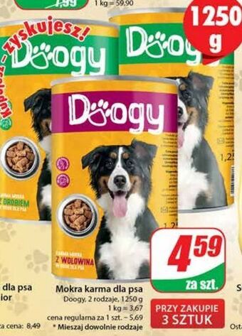 Dino Karma dla psa z wołowiną doogy oferta