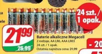 Dino Baterie alkaiczne lr6 megacell oferta