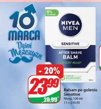 Dino Balsam po goleniu łagodzący nivea men sensitive oferta