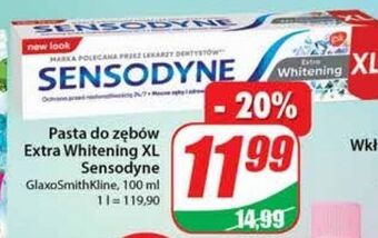 Pasta do zębów sensodyne extra whitening