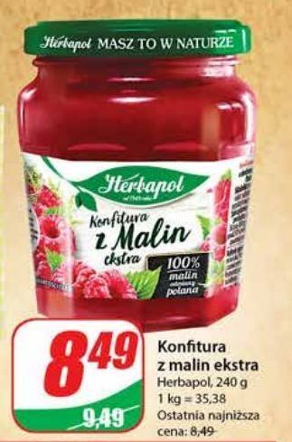 Dino Konfitura z malin herbapol oferta