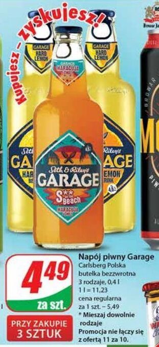 Dino Piwo garage hard lemonade oferta