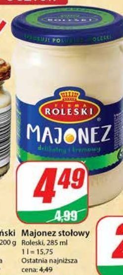 Dino Majonez stołowy roleski oferta