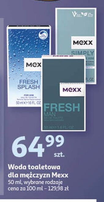 Auchan Woda toaletowa mexx simply for him oferta