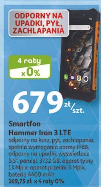 Auchan Smartfon iron 3 lte hammer oferta