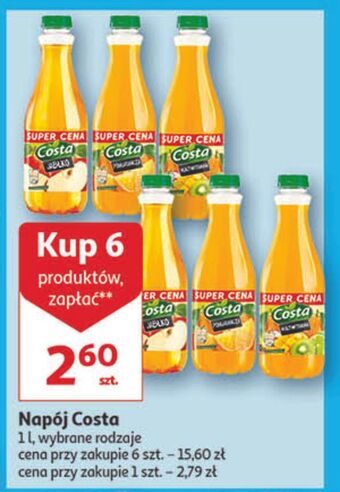 Auchan Napój multiwitamina costa oferta